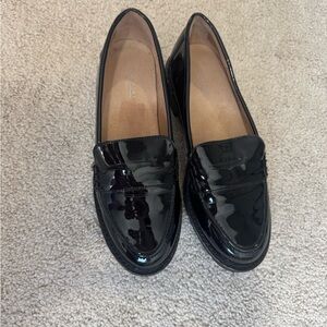Rockport Shiny Black Loafers